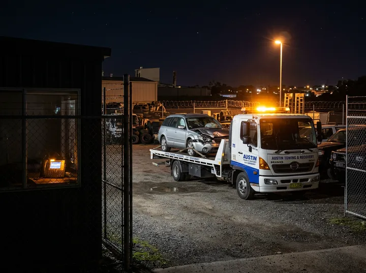 After-hours accident recovery call handled by AI answering service