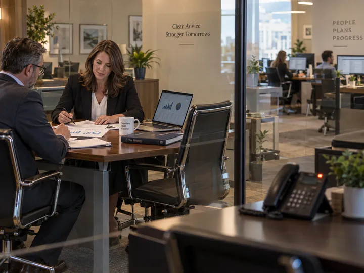 CPA in meeting while AI handles incoming call