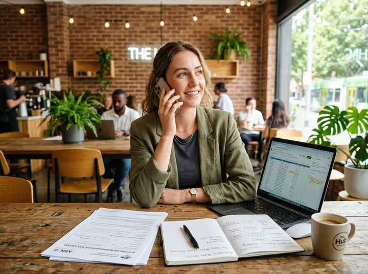 AI receptionist capturing new business accounting enquiry