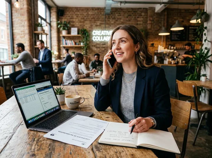 AI receptionist capturing new business accounting inquiry