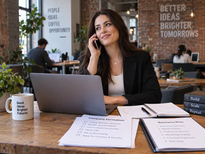 AI receptionist capturing new business accounting inquiry