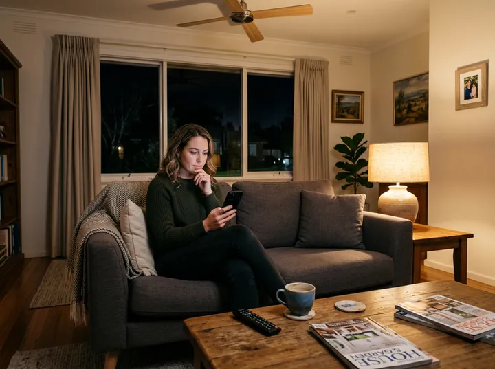 After-hours business enquiry being answered by AI phone service