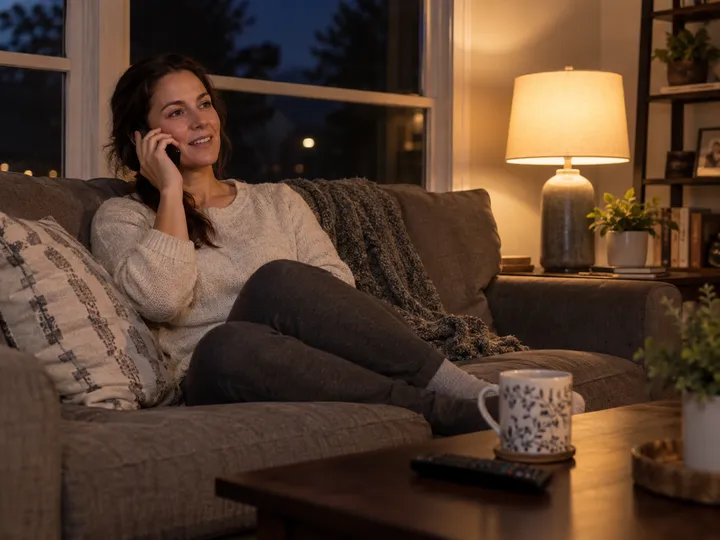 After-hours business inquiry being answered by AI phone service