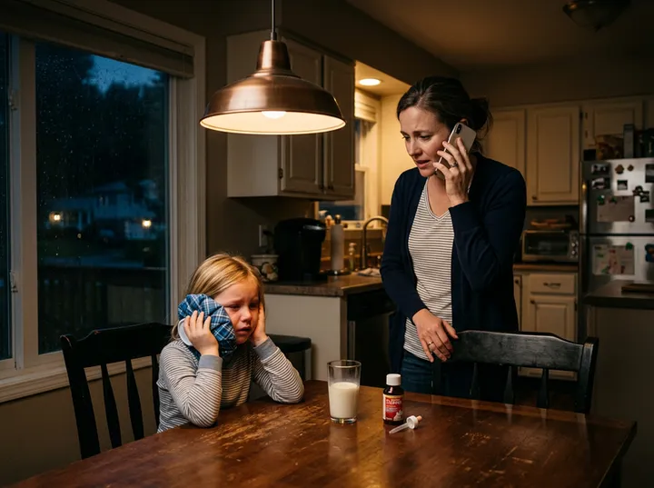 After-hours dental emergency call being answered by AI phone service