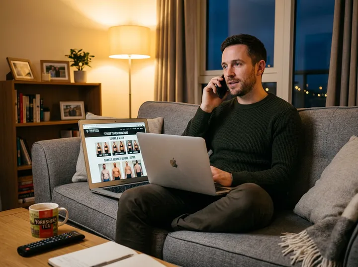 Evening call about personal training answered by AI