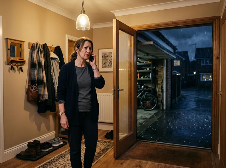 After-hours roller door security call being answered by AI phone service