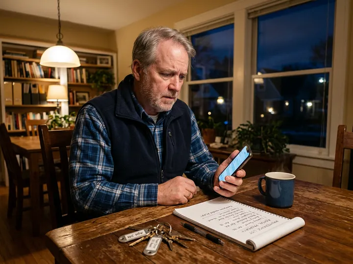 After-hours property manager call being answered by AI phone service