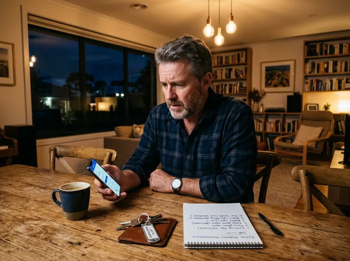 After-hours strata manager call being answered by AI phone service