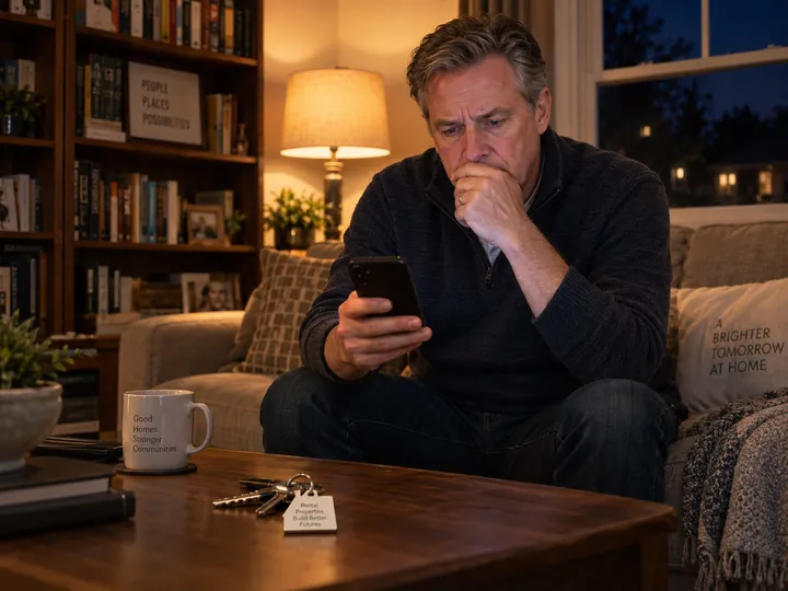 After-hours landlord maintenance call being answered by AI phone service