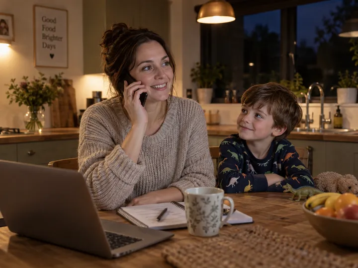 After-hours patient concern call being answered by AI medical receptionist
