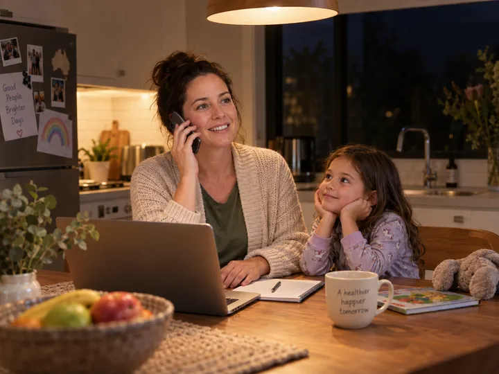 After-hours patient concern call being answered by AI medical receptionist