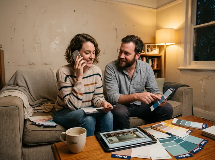 After-hours property manager call being answered by AI phone service