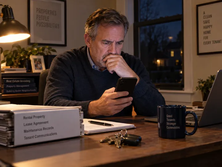 After-hours pest emergency call being answered by AI phone service