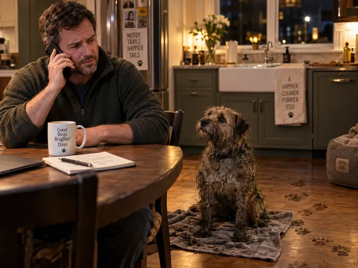 Evening call about urgent dog grooming answered by AI