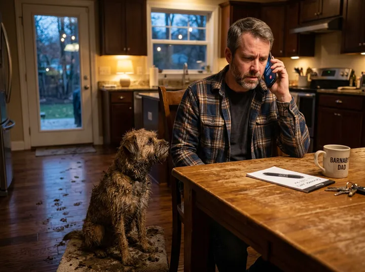 Evening call about urgent dog grooming answered by AI