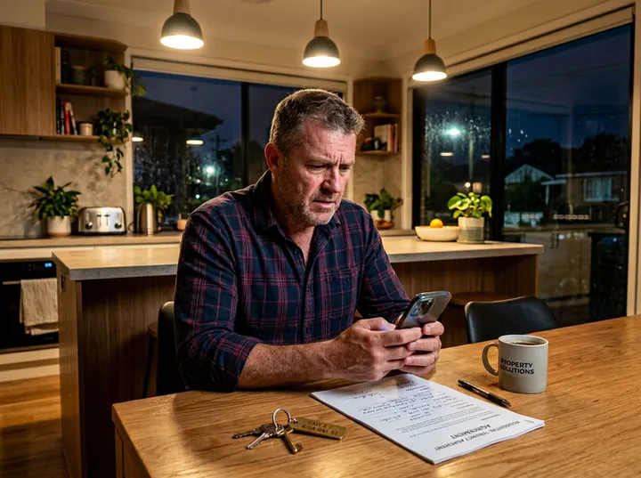 After-hours call being answered by AI phone service