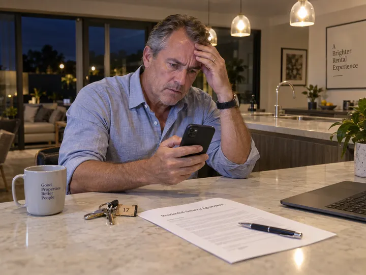 After-hours call being answered by AI phone service