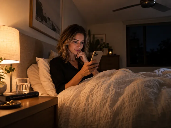 After-hours salon booking call being answered by AI phone service