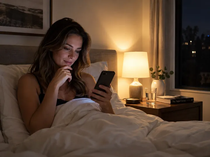 After-hours salon booking call being answered by AI phone service