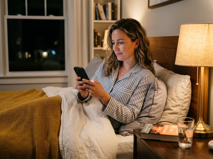 After-hours salon booking call being answered by AI phone service