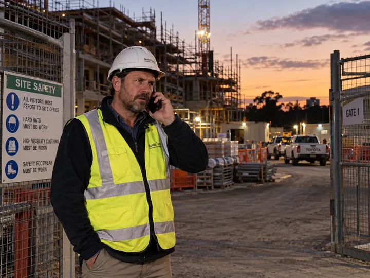 Urgent evening call about mine site security answered by AI