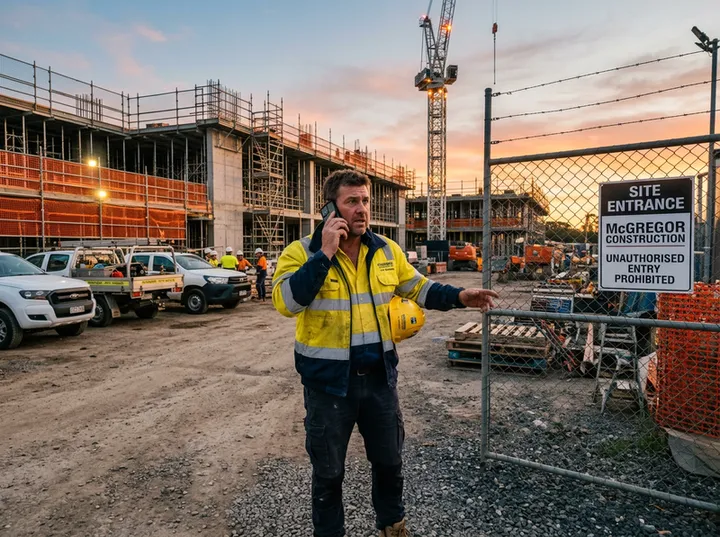 Urgent evening call about mine site security answered by AI