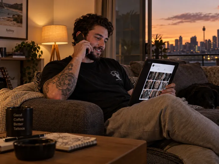 Evening tattoo booking enquiry answered by AI phone service