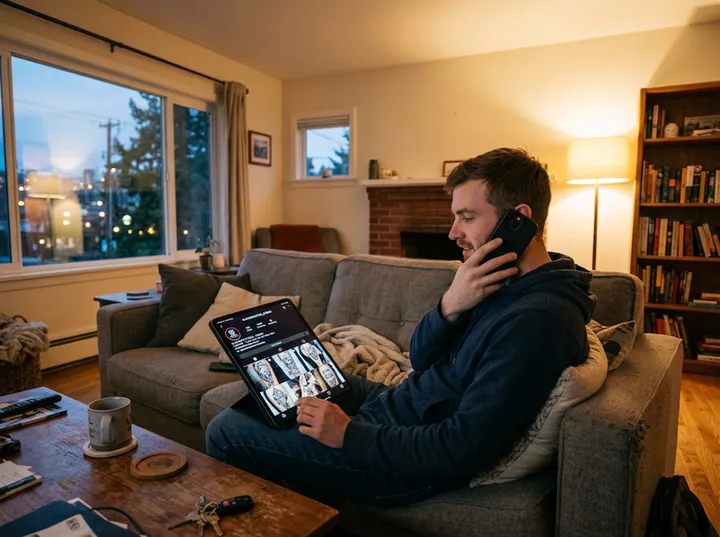 Evening tattoo booking inquiry answered by AI phone service