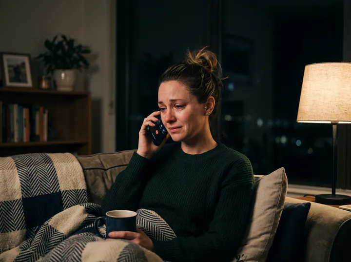 After-hours therapy inquiry being answered by AI phone service