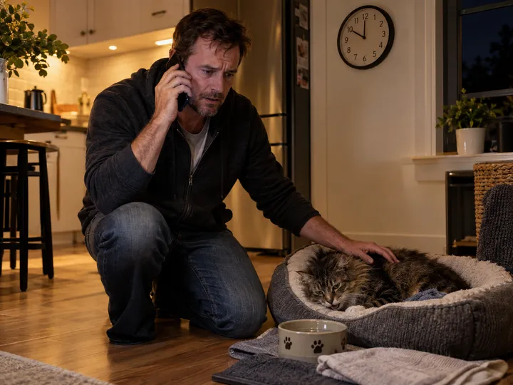 After-hours pet emergency call answered by AI service