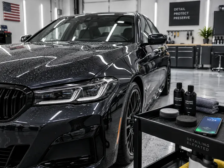 Premium ceramic coating inquiry captured by AI answering service