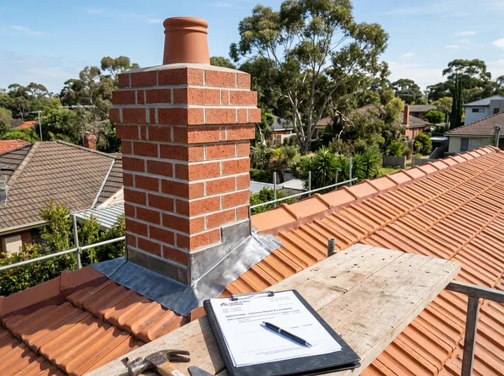 AI receptionist capturing flashing and ridge cap quote details for roofer