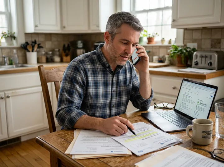 Patient calling to check health insurance coverage for chiropractic treatment