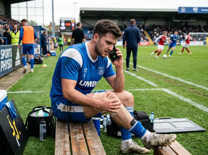 Rugby player calling for urgent physiotherapy appointment for sports injury