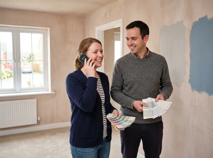 Full house redecoration quote being handled by AI answering service