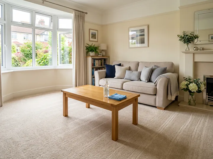 AI receptionist capturing domestic cleaning quote details