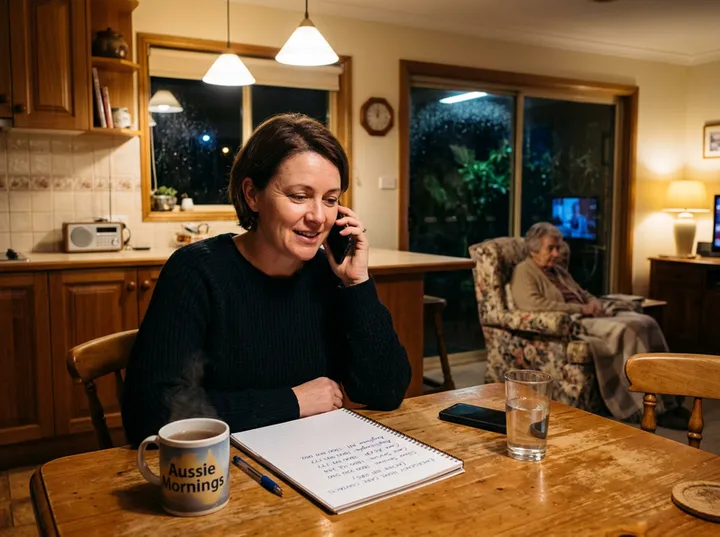 Family member calling about in-home care being answered by AI answering service