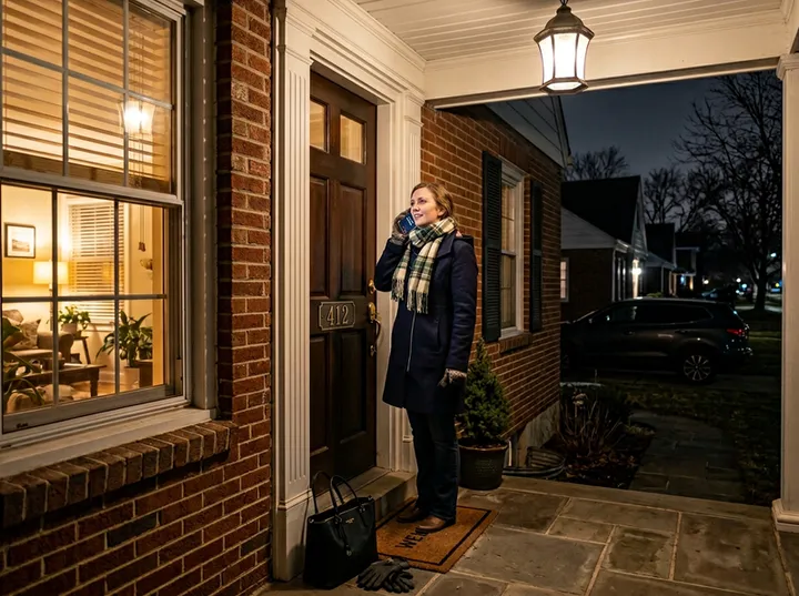 Emergency lockout call being handled by AI answering service at night