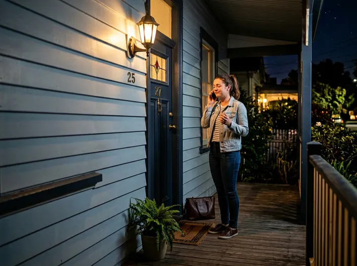 Emergency lockout call being handled by AI answering service at night