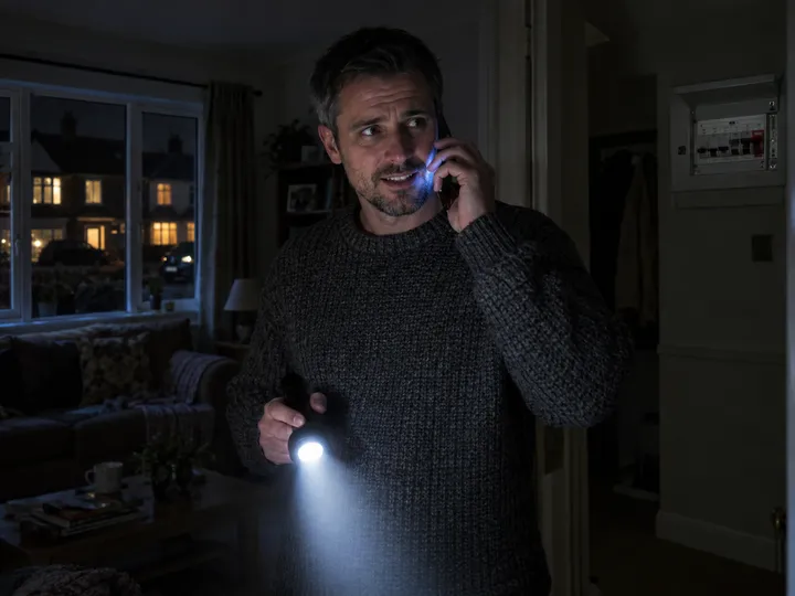 Emergency power outage call being handled by AI answering service