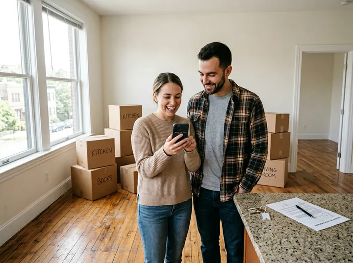 Move-out cleaning call being handled by AI answering service