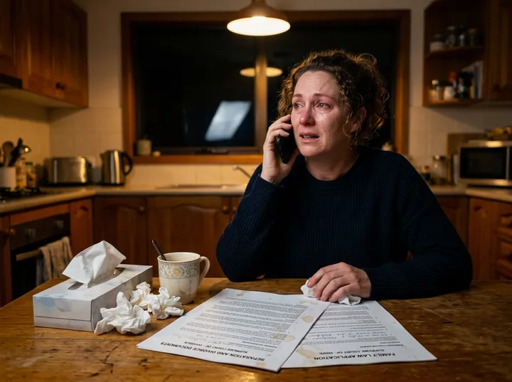 After-hours family law enquiry being answered by AI phone service