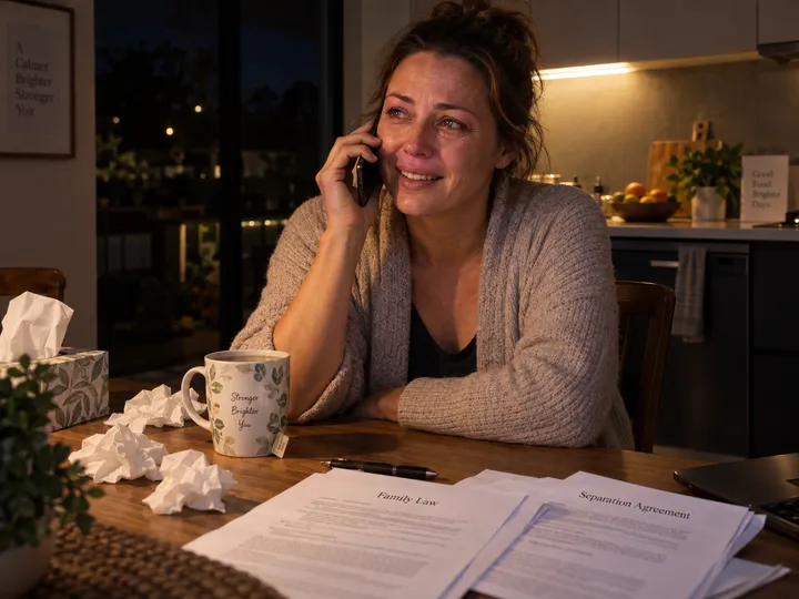After-hours family law enquiry being answered by AI phone service