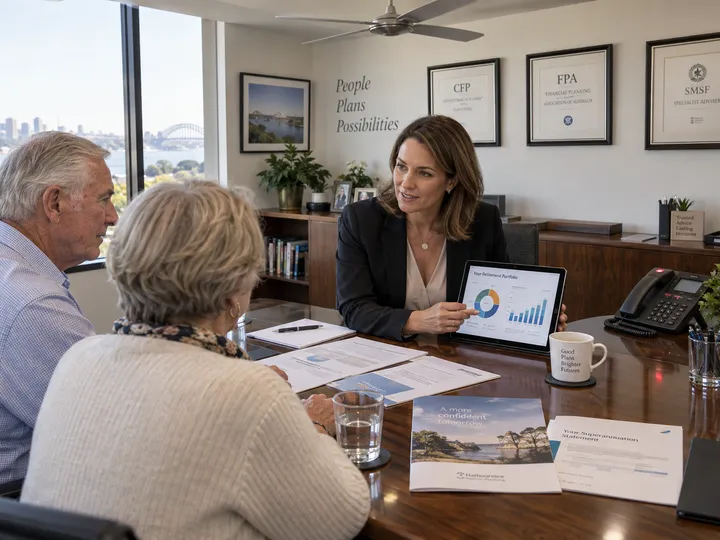 Financial planner unable to answer phone during client meeting