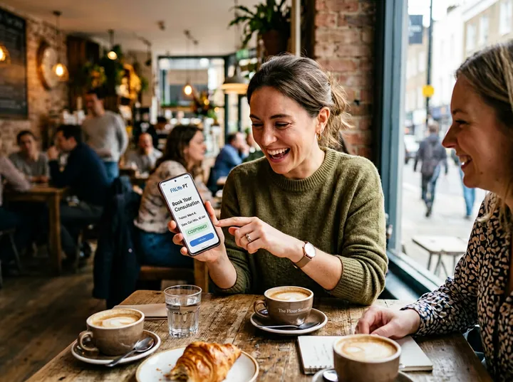 Client booking personal training consultation via AI receptionist