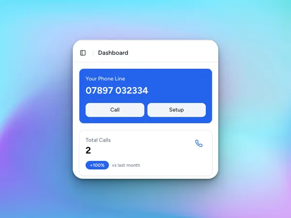 Forwarding calls to AI answering service