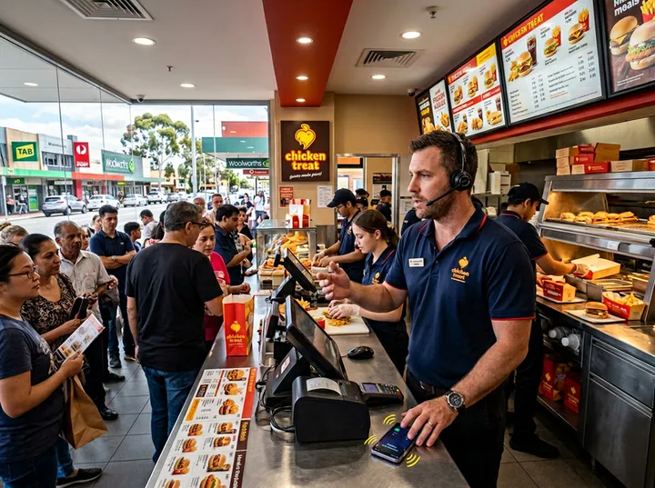 Franchise manager too busy during lunch rush to answer phone calls