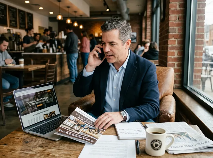 Prospective franchisee calling to enquire about franchise opportunity