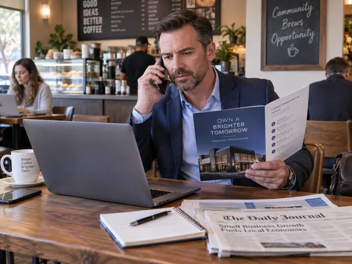 Prospective franchisee calling to enquire about franchise opportunity