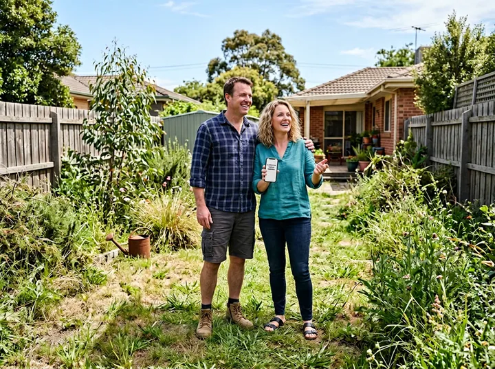 Homeowner calling about a garden design project